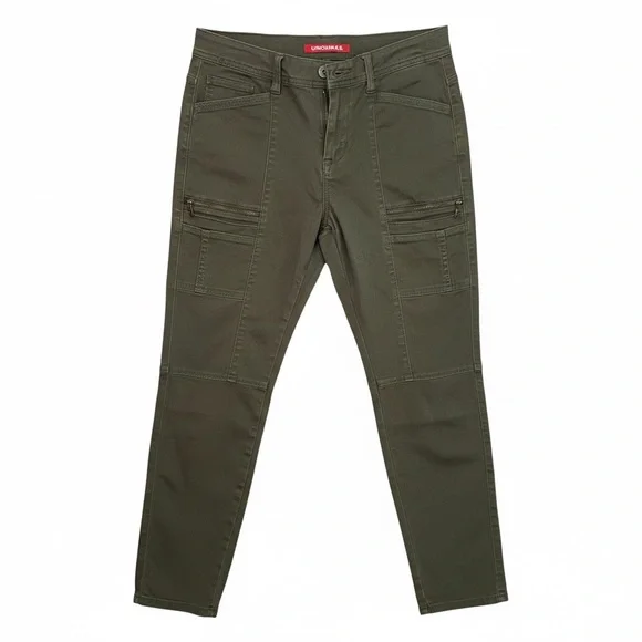 UNIONBAY Women's Straight Leg Jeans in Army Green - Picture 3 of 8